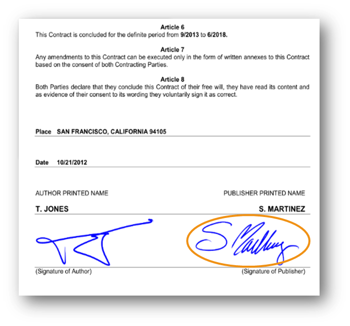 Electronic signature